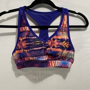 Kyodan colourful sports bra T back women’s size Small
